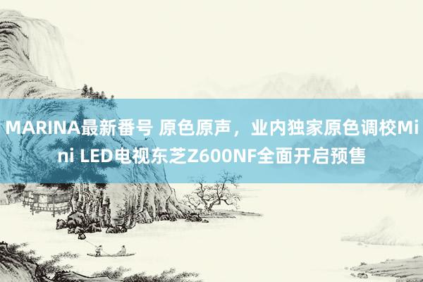 MARINA最新番号 原色原声，业内独家原色调校Mini LED电视东芝Z600NF全面开启预售