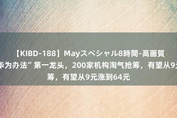 【KIBD-188】Mayスペシャル8時間-高画質-特別編 “华为办法”第一龙头，200家机构淘气抢筹，有望从9元涨到64元