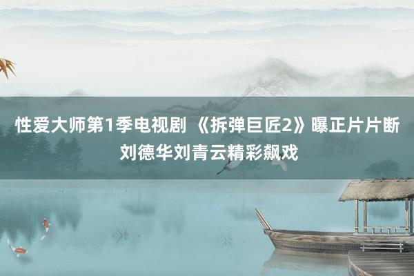 性爱大师第1季电视剧 《拆弹巨匠2》曝正片片断 刘德华刘青云精彩飙戏