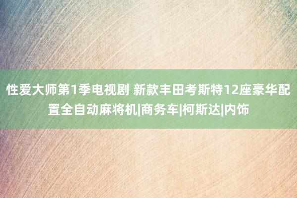 性爱大师第1季电视剧 新款丰田考斯特12座豪华配置全自动麻将机|商务车|柯斯达|内饰