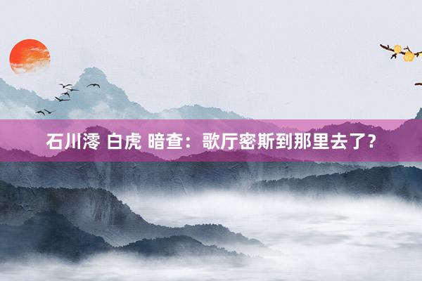 石川澪 白虎 暗查：歌厅密斯到那里去了？