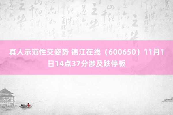 真人示范性交姿势 锦江在线（600650）11月1日14点37分涉及跌停板